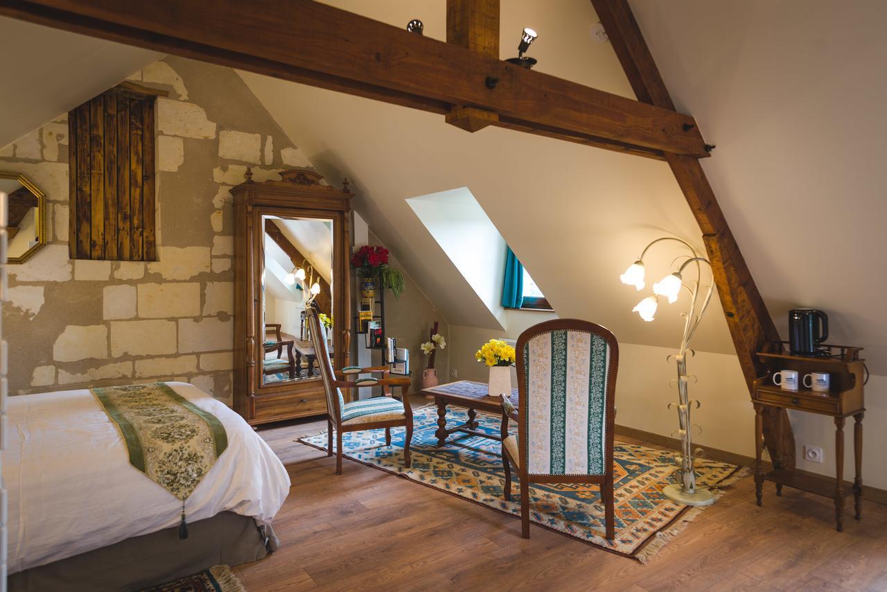 Bed and Breakfast Le Manoir De La Baldette Gennes-Val-de-Loire Exterior foto